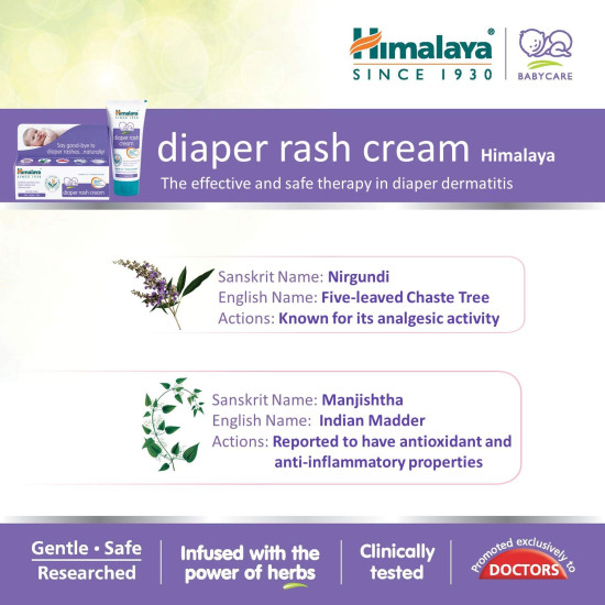 Himalaya Diaper Rash Cream - Herbal Protection for Baby's Skin
