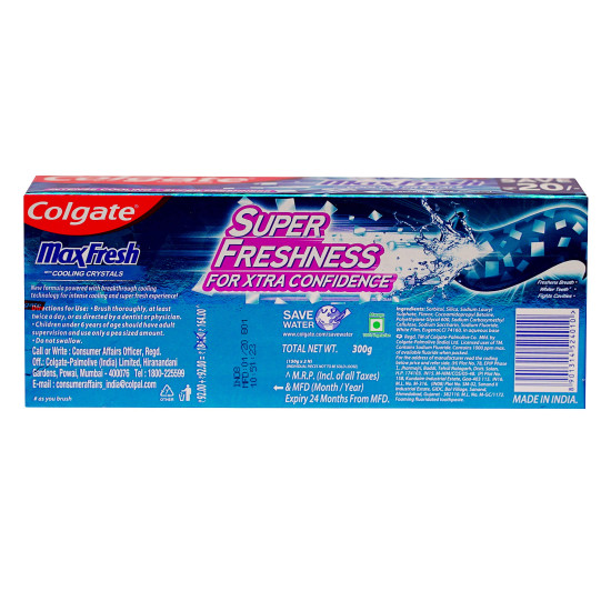 Colgate Toothpaste Maxfresh with Cooling Crystals - Xtra Freshness