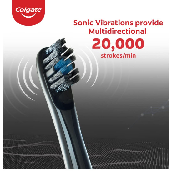 Colgate ProClinical 150 Charcoal Sonic Electric Toothbrush - Advanced Oral Care