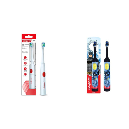 Colgate Proclinical 150 Sonic & Kids Batman Battery Toothbrush Combo - Superior Oral Care Colgate Proclinical 150 Sonic & Kids Batman Battery Toothbrush Combo - Superior Oral Care