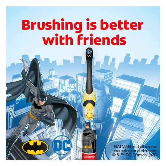 Colgate Proclinical 150 Sonic Charcoal & Kids Batman Battery Toothbrush Combo - Effective Oral Care