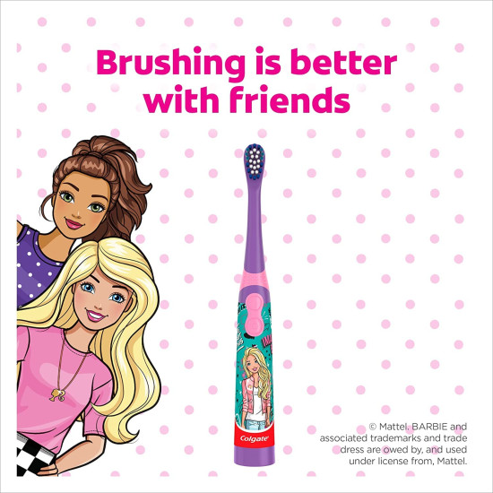 Colgate Proclinical 150 Sonic Charcoal & Kids Barbie Toothbrush Combo - Sonic Cleaning