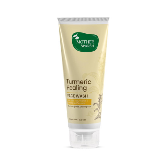 Mother Sparsh Turmeric Healing Face Wash - Combat Hyperpigmentation & Dark Spots