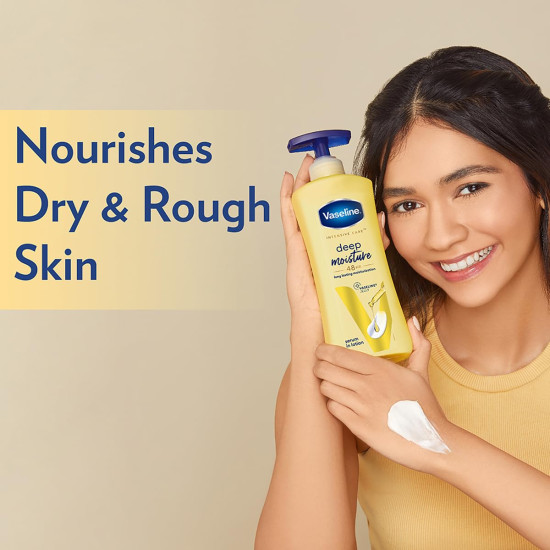 Vaseline Intensive Care Deep Moisture Body Lotion - Radiant, Glowing Skin Vaseline Intensive Care Deep Moisture Body Lotion - Radiant, Glowing Skin