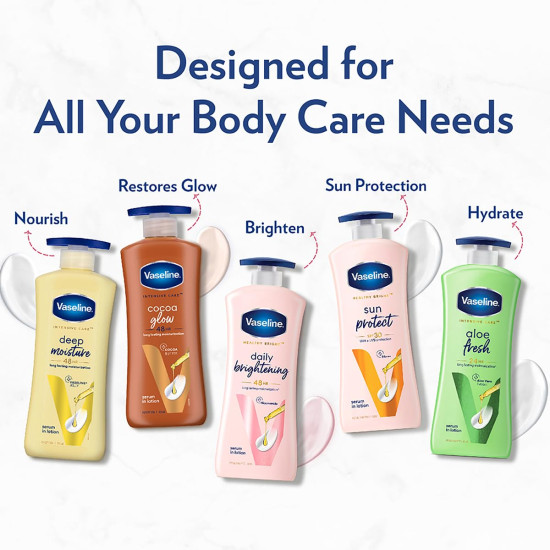Vaseline Intensive Care Deep Moisture Body Lotion - Radiant, Glowing Skin Vaseline Intensive Care Deep Moisture Body Lotion - Radiant, Glowing Skin