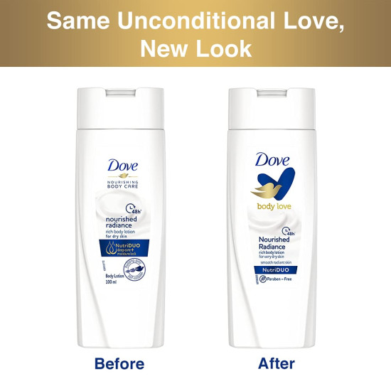 Dove Body Love Nourished Radiance Body Lotion - 48hrs Moisturisation