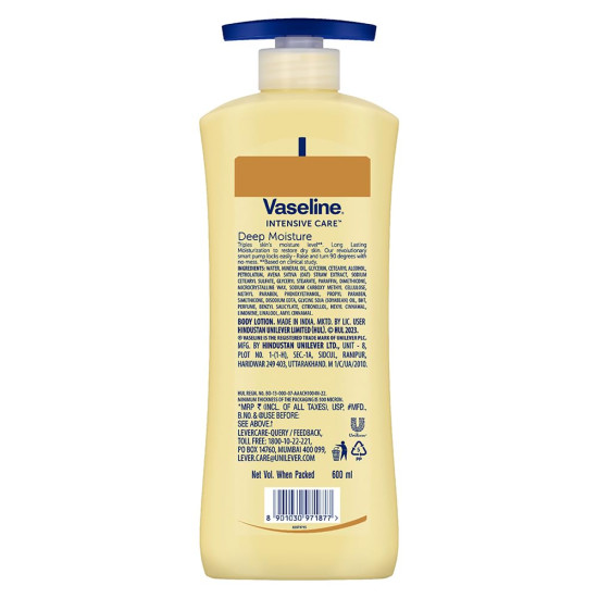 Vaseline Intensive Care Deep Moisture Body Lotion - Radiant, Glowing Skin
