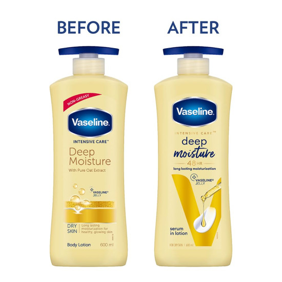 Vaseline Intensive Care Deep Moisture Body Lotion - Radiant, Glowing Skin