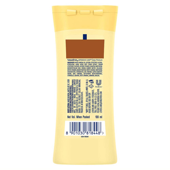 Vaseline Intensive Care Deep Moisture Body Lotion 100 ml - Deep Hydration