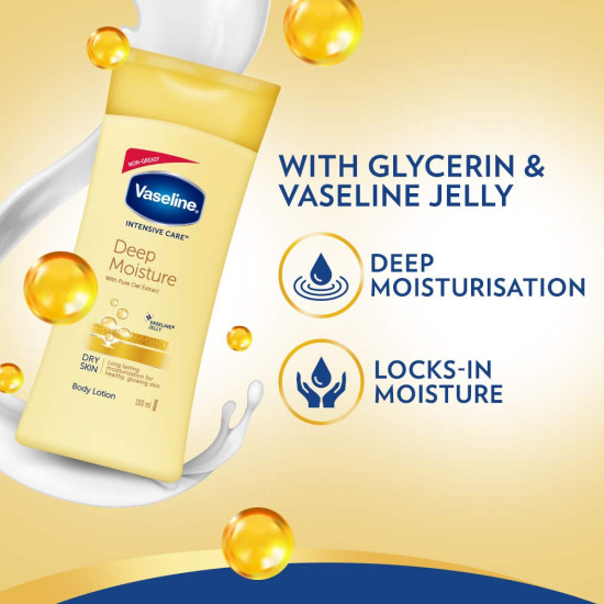 Vaseline Intensive Care Deep Moisture Body Lotion 100 ml - Deep Hydration