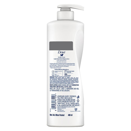 Dove Body Love Light Hydration Body Lotion - 48hrs Moisturisation