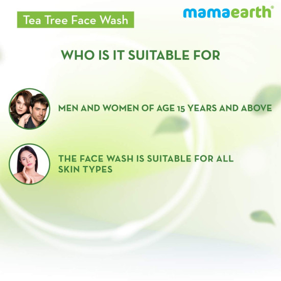 Mamaearth Tea Tree Face Wash with Neem - Acne & Pimples Solution
