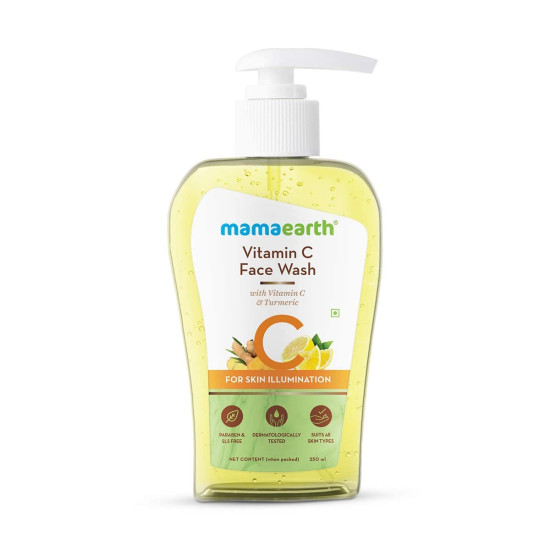 Mamaearth Vitamin C Face Wash - Toxin-Free & Oil-Free for All Skin Types