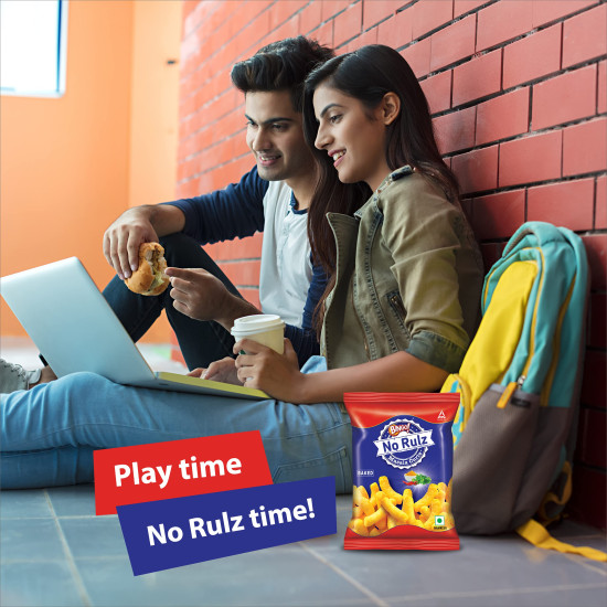 Bingo! No Rulz Masala Curlz - Super Light & Tasty Baked Puffs