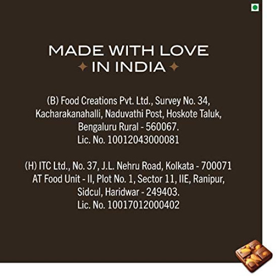 Fabelle Loaded Secret, 33% Whole Visible Almonds in Luxury Milk Chocolate Bar 114g - Gourmet Delight
