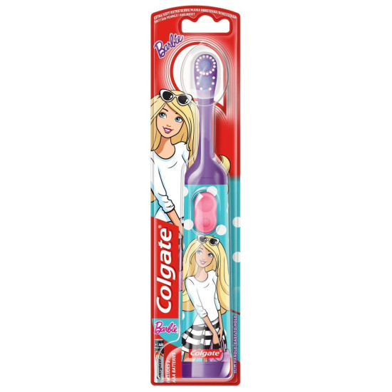 Colgate 360 Charcoal & Barbie Electric Toothbrush Combo - Dual Cleaning Power