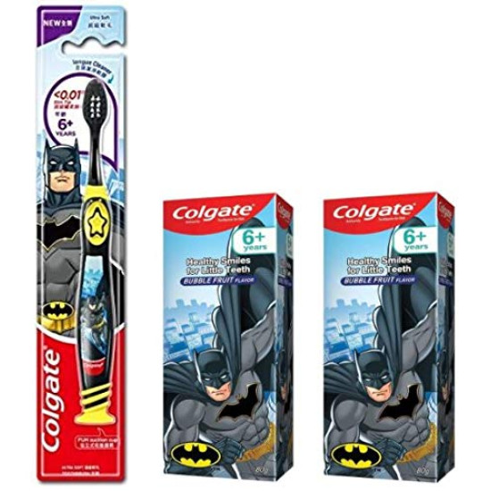 Colgate Kid's Batman Toothbrush & Toothpaste - Anti-Cavity Protection Colgate Kid's Batman Toothbrush & Toothpaste - Anti-Cavity Protection