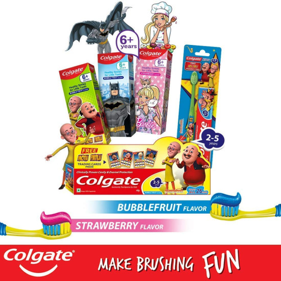 Colgate Kid's Batman Toothbrush & Toothpaste - Anti-Cavity Protection Colgate Kid's Batman Toothbrush & Toothpaste - Anti-Cavity Protection