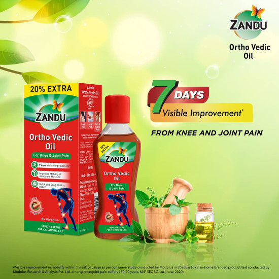 Zandu Ortho Vedic Oil - Ayurvedic Relief for Joint Pain Zandu Ortho Vedic Oil - Ayurvedic Relief for Joint Pain