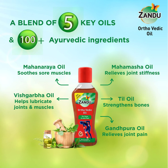 Zandu Ortho Vedic Oil - Ayurvedic Relief for Joint Pain Zandu Ortho Vedic Oil - Ayurvedic Relief for Joint Pain