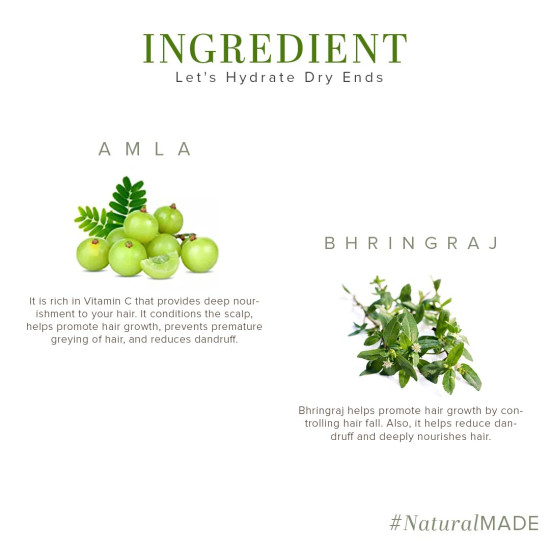 Khadi Natural Amla & Bhringraj Hair Cleanser - Natural Anti-Dandruff & Anti-Hair Fall Solution