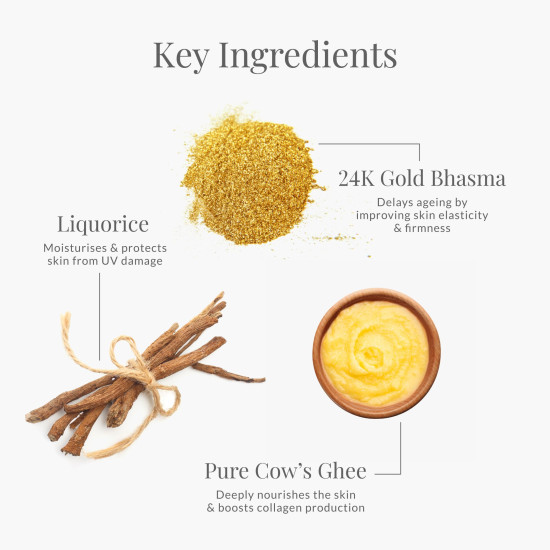 Forest Essentials Soundarya Advanced Age Defying Serum - 24 Karat Gold