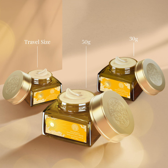 Forest Essentials Soundarya Radiance Cream With 24K Gold & SPF 25 - Iconic & Illuminating Unisex Facial Moisturiser