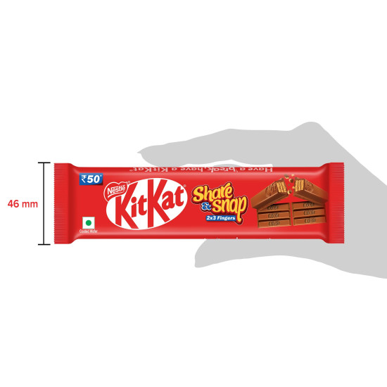 Nestle KitKat Share & Snap 2x3 Fingers - Perfect for Sharing