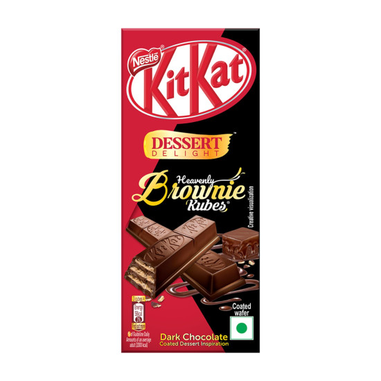 Nestle KitKat Dessert Delight - Heavenly Brownie Kubes with Dark Chocolate