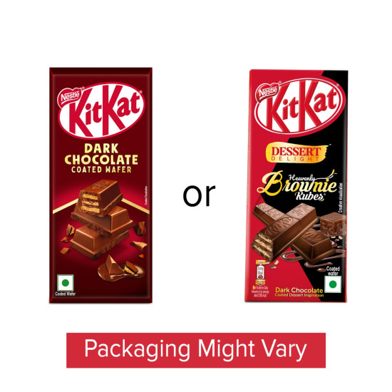 Nestle KitKat Dessert Delight - Heavenly Brownie Kubes with Dark Chocolate