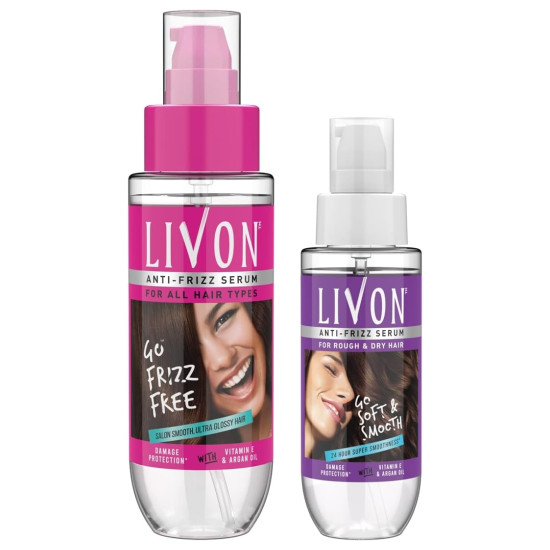 Livon Serum for Women - Frizz-free, Smooth & Glossy Hair Solution