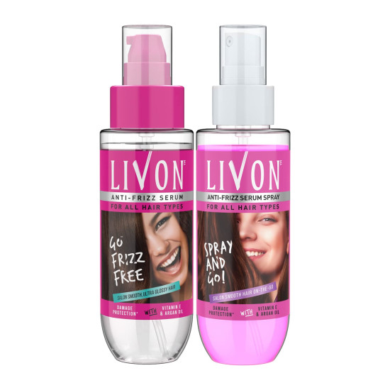 Livon Serum for Women - Frizz-Free, Smooth & Glossy Hair