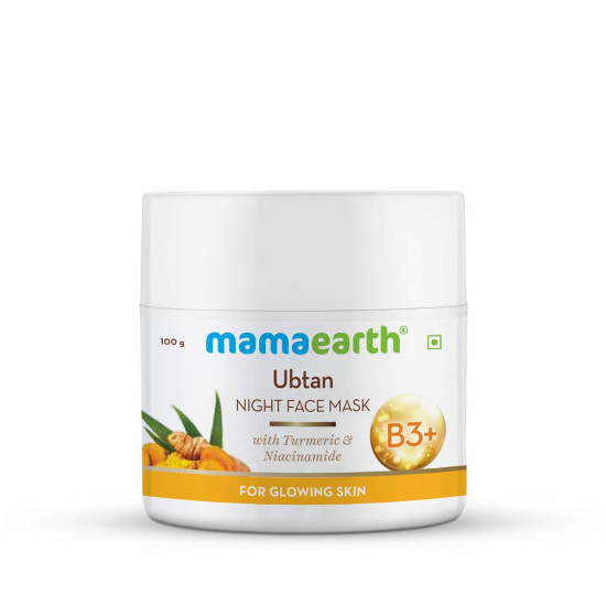 Mamaearth Ubtan Night Sleep Face Mask - Hydrating Night Cream Gel