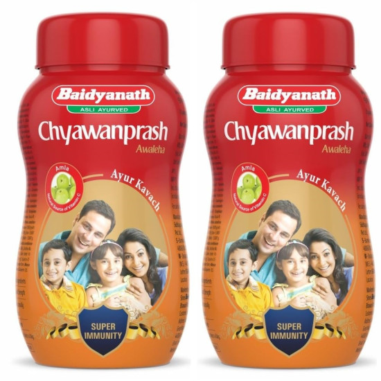 Baidyanath Asli Ayurved Chyawanprash | Natural Immunity Booster - 450 Gm (Pack Of 2)