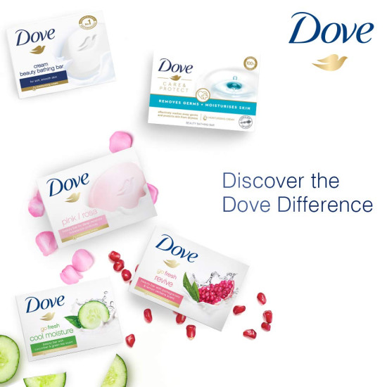 Dove Care and Protect Bathing Soaps 100g (3+1 Free Combo) - Gentle Moisturizing