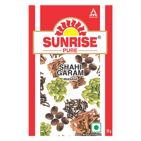 Sunrise Pure Shahi Garam Masala Powder - Authentic Indian Spice Blend