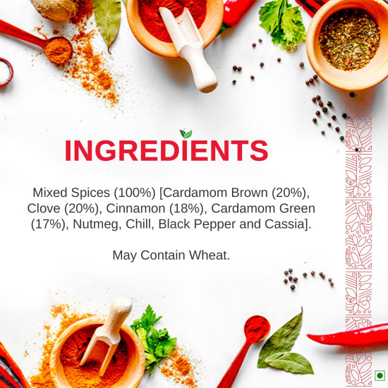 Sunrise Pure Shahi Garam Masala Powder - Authentic Indian Spice Blend