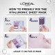 L'Oréal Paris Revitalift Serum Sheet Face Mask - Fresh Mix with Hyaluronic Acid