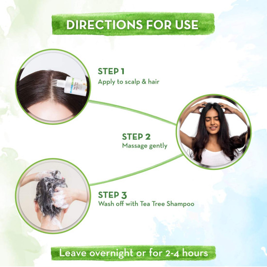 Mamaearth Tea Tree Anti Dandruff Hair Oil - Dandruff-Free Hair Solution