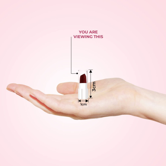 Just Herbs Ayurvedic Creamy Matte Micro Mini Lipstick Kit - Hydrating & Moisturizing