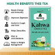 APSARA Detoxifying Kahwa Green Tea - 10 Tea Bags, Spiced Kashmiri Detoxifying Kahwa Green Tea, Natural Body Cleanse & Immunity Booster, Blended with Rock Salt, Tulsi, Cardamom, Cinnamon, Black Pepper, Ashwagandha Tea