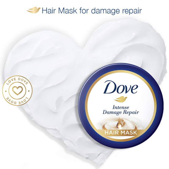 Dove Intense Damage Repair Hair Mask - Moisturizing Cream & Keratin Actives