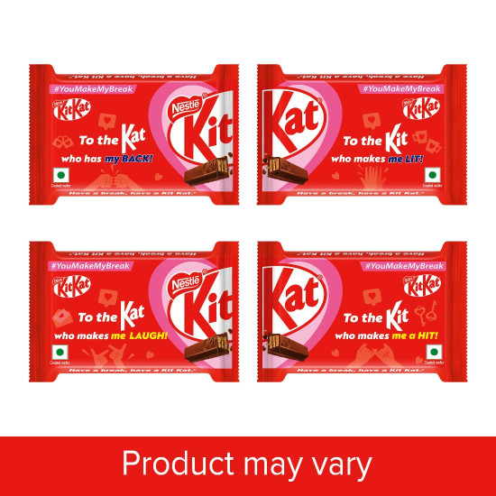 KitKat Love Break, 4 Finger - Chocolate Coated Wafer Delight