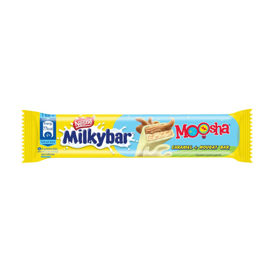 Nestle Milkybar Moosha Caramel + Nougat Bar - Creamy Delight