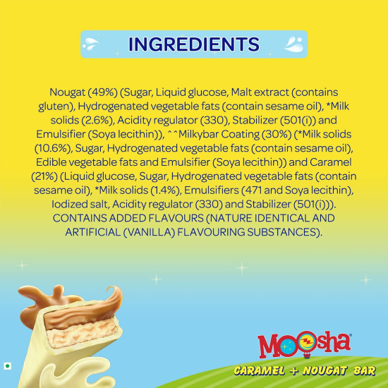 Nestle Milkybar Moosha Caramel + Nougat Bar - Creamy Delight