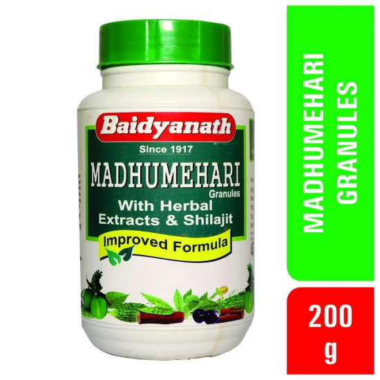 Baidyanath Asli Ayurved Madhumehari Granules I Blood Glucose Control I 200G