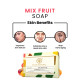 KHADI NATURAL Mix Fruit Soap (Pack of 5) - Enriched with Natural Fruit Extracts