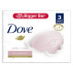 Dove Pink Rosa Bathing Soap Bar 125 g (Pack of 3) - With Moisturising Cream for Softer Skin