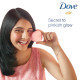 Dove Pink Rosa Bathing Soap Bar 125 g (Pack of 3) - With Moisturising Cream for Softer Skin