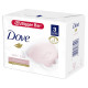 Dove Pink Rosa Bathing Soap Bar 125 g (Pack of 3) - With Moisturising Cream for Softer Skin